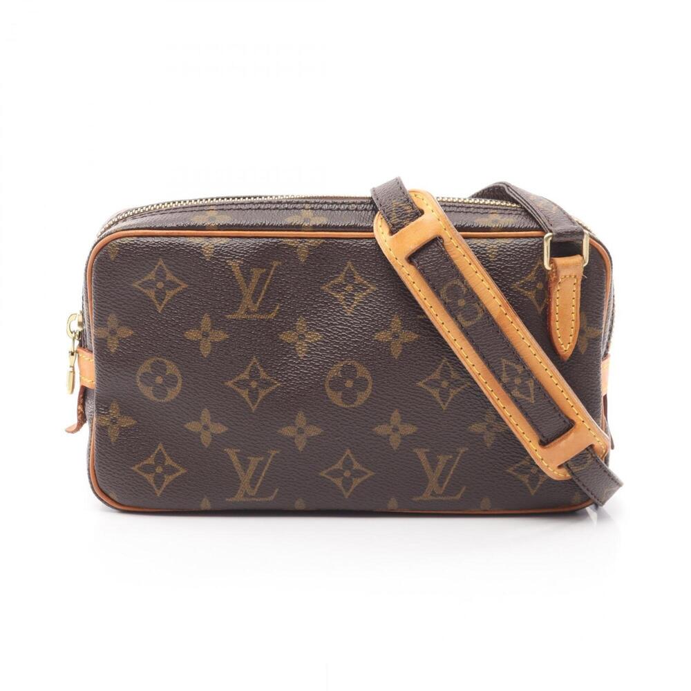 Louis Vuitton Marly Bandoulière Shoulder Bag/Handbag, Coated Canvas and Leath...